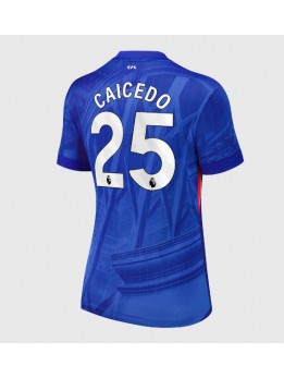 Chelsea Moises Caicedo #25 Zenski Domaci Dres 2025-26 Kratak Rukavima